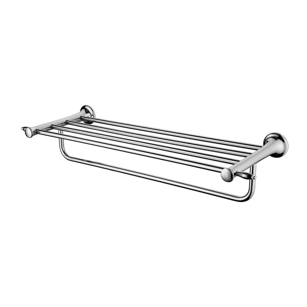 Bara portprosop cu raft FDesign Lacrima 60 cm crom lucios