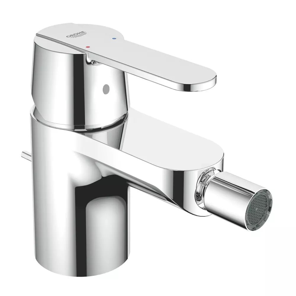 Baterie bideu Grohe Get S crom lucios cu ventil