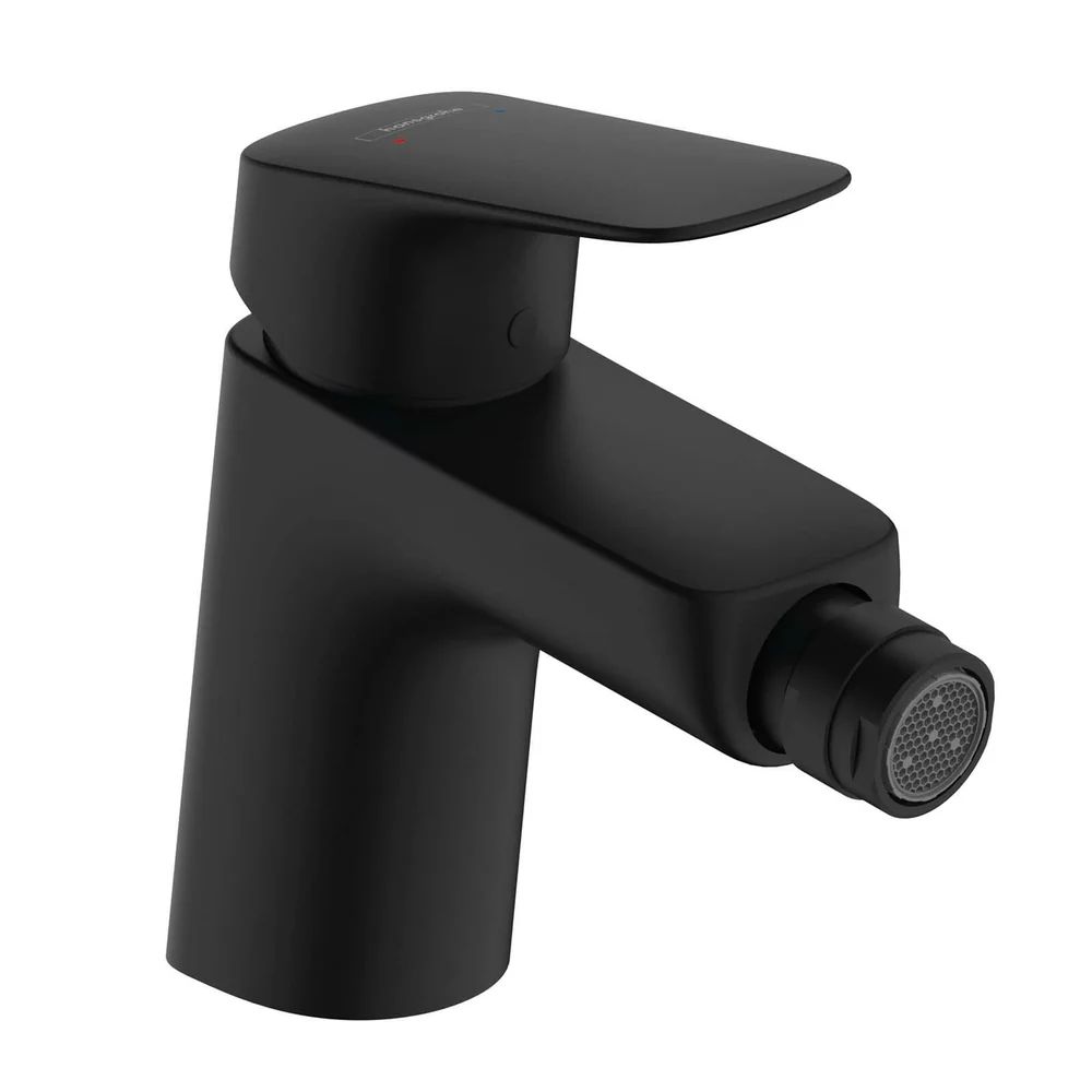 Baterie bideu monocomanda negru mat Hansgrohe Logis 70