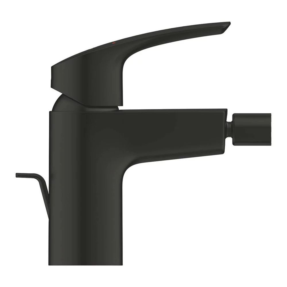 Baterie bideu negru mat Grohe Eurosmart New S