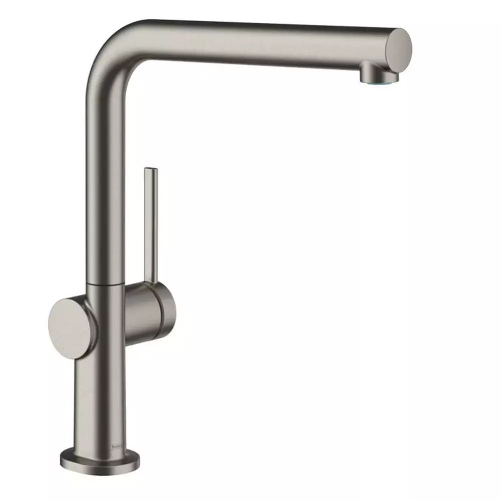 Baterie bucatarie clasica Hansgrohe Talis M54 270 cu 1 jet finisaj negru-crom periat
