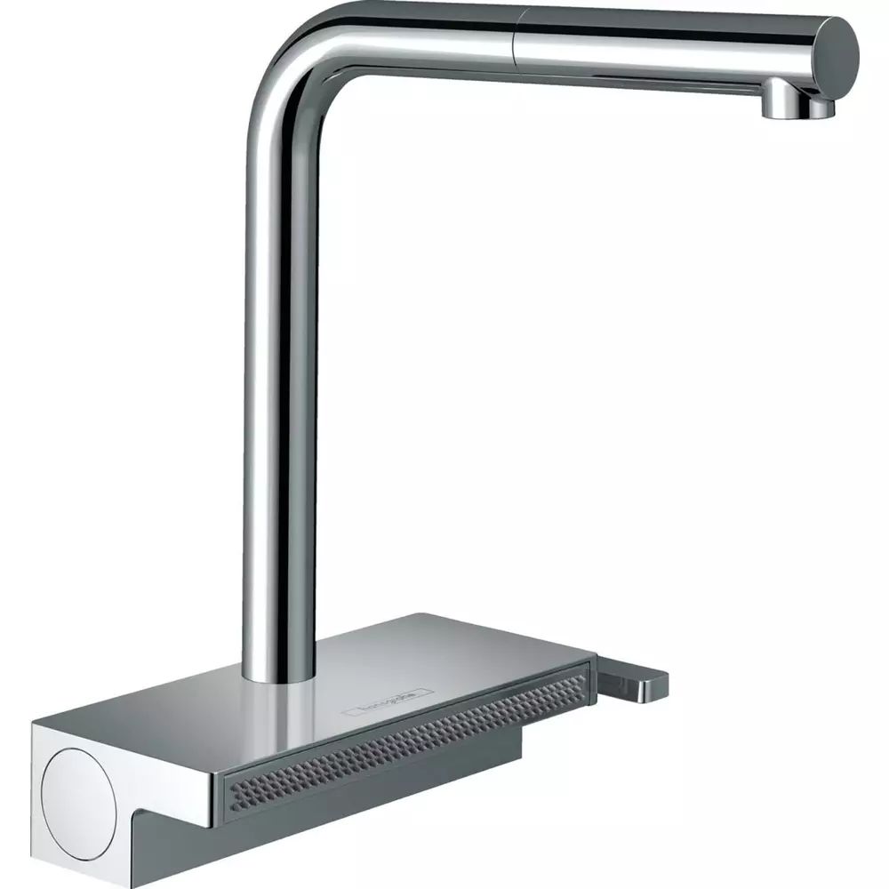 Baterie bucatarie cu dus extractibil Hansgrohe Aquno Select M81 250 cu 2 jeturi