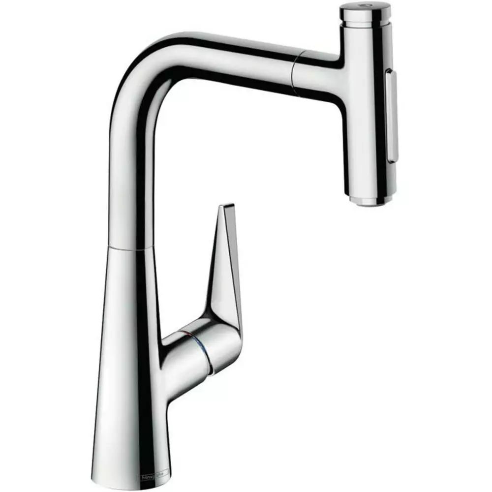 Baterie bucatarie cu dus extractibil Hansgrohe Talis M51 220 cu 2 jeturi