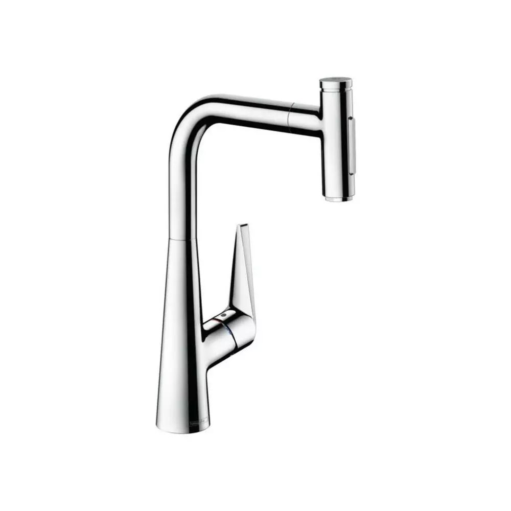 Baterie bucatarie cu dus extractibil Hansgrohe Talis M51 300 cu 2 jeturi