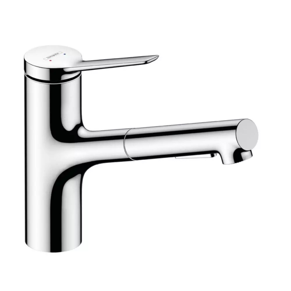 Baterie bucatarie cu dus extractibil Hansgrohe Zesis M33 150 Eco lite cu 2 jeturi