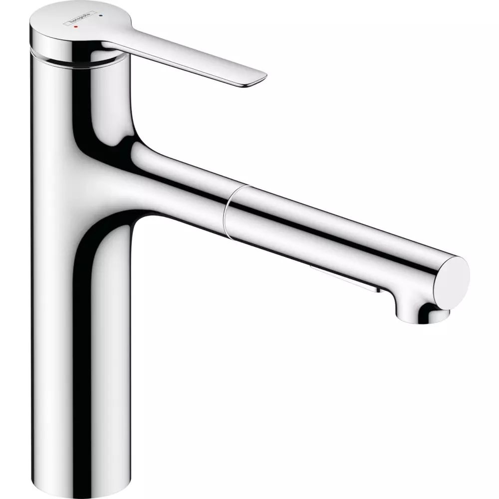 Baterie bucatarie cu dus extractibil Hansgrohe Zesis M33 160 cu 2 jeturi