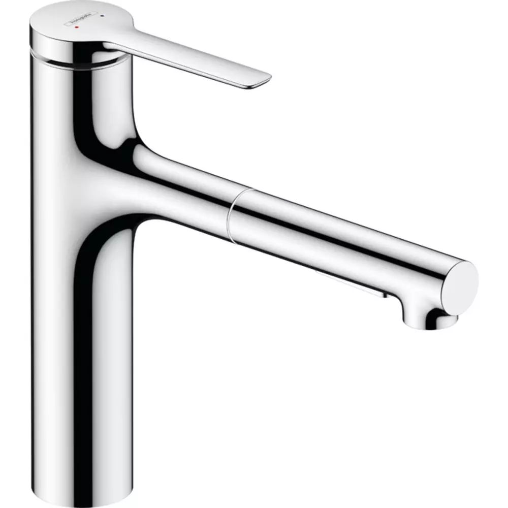 Baterie bucatarie cu dus extractibil Hansgrohe Zesis M33 160 sBox cu 2 jeturi