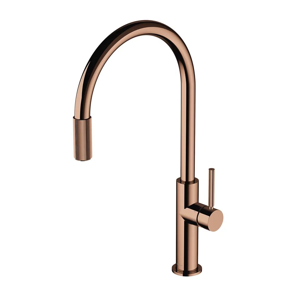 Baterie bucatarie cu sistem filtrare D1 cupru Omnires Switch cu 3 cai, pentru apa filtrata