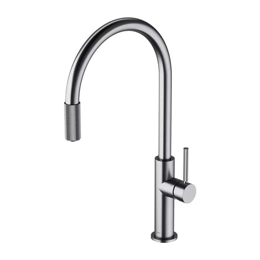 Baterie bucatarie cu sistem filtrare D1 nichel Omnires Switch cu 3 cai, pentru apa filtrata