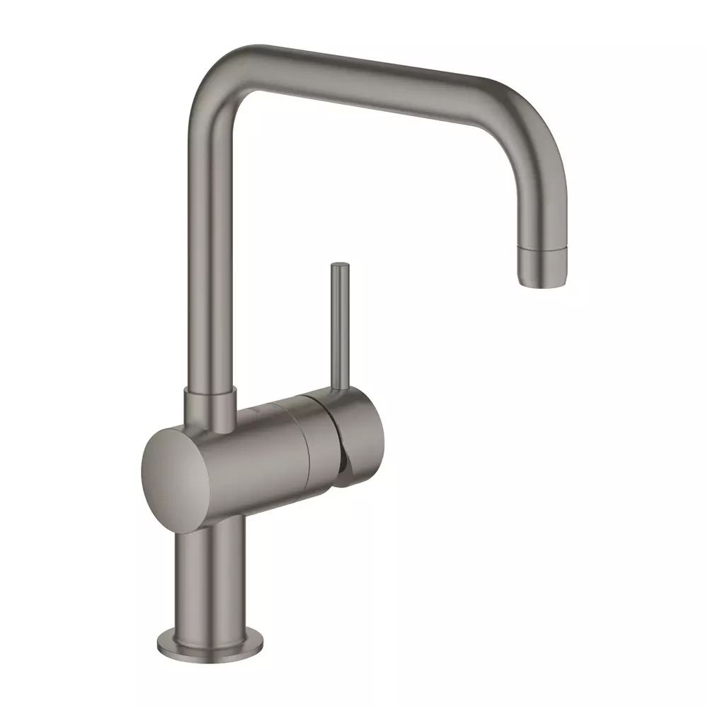 Baterie bucatarie Grohe Minta antracit periat Hard Graphite monocomanda
