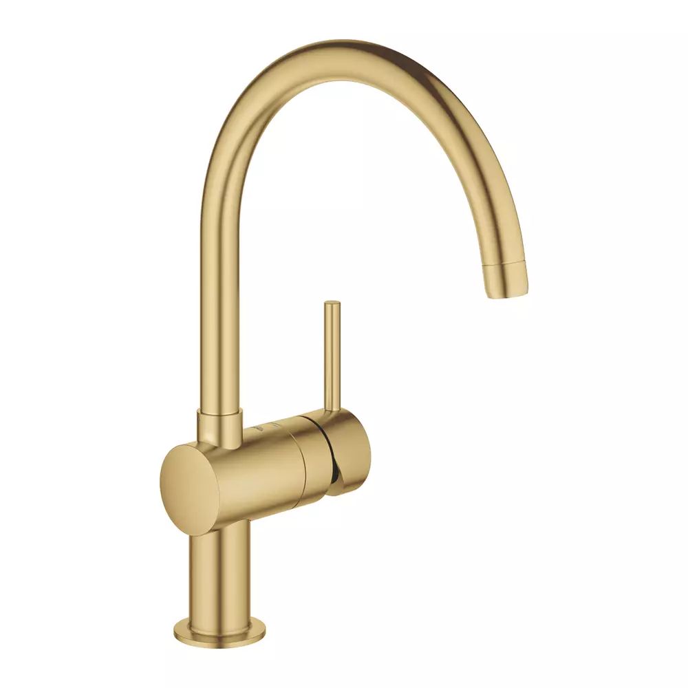 Baterie bucatarie Grohe Minta monocomanda auriu periat Cool Sunrise