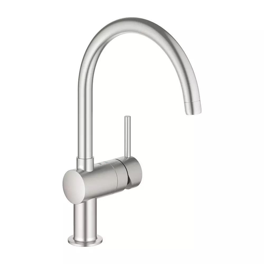 Baterie bucatarie Grohe Minta monocomanda crom periat Supersteel