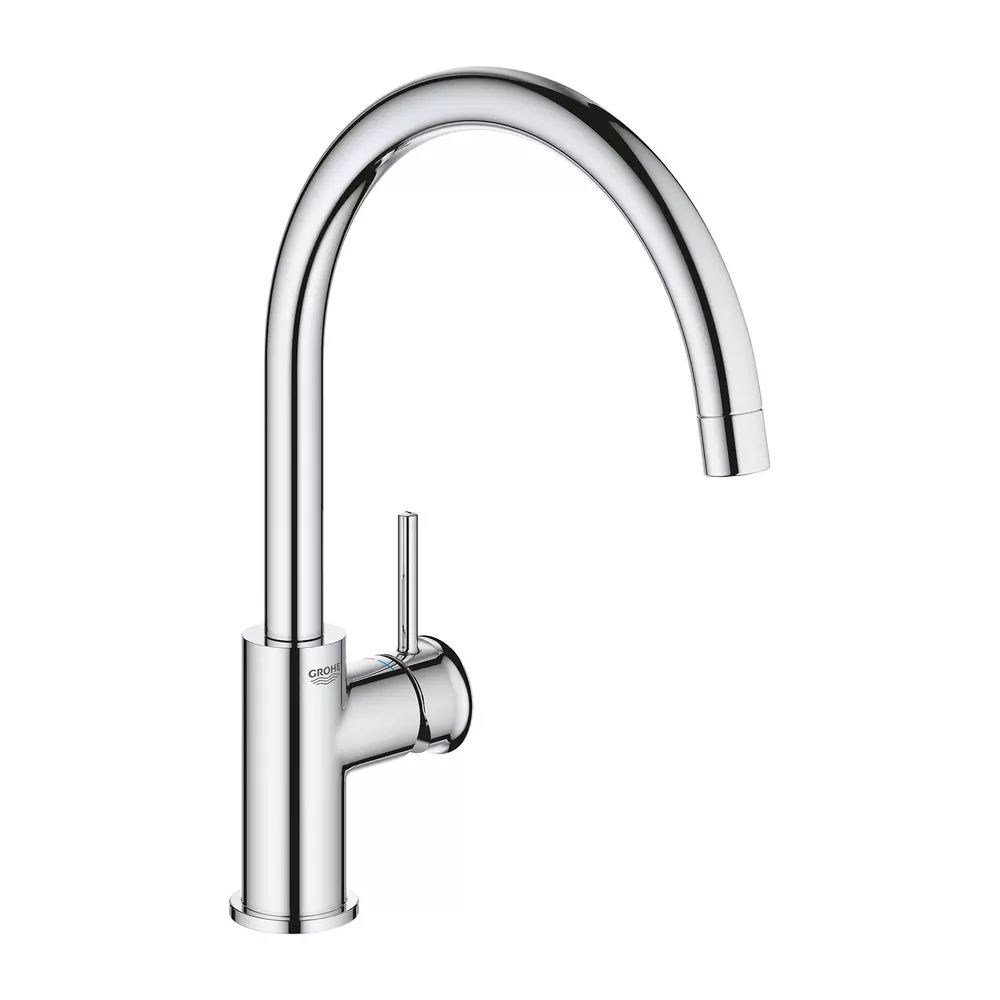 Baterie bucatarie Grohe Start Classic crom lucios cu pipa pivotanta