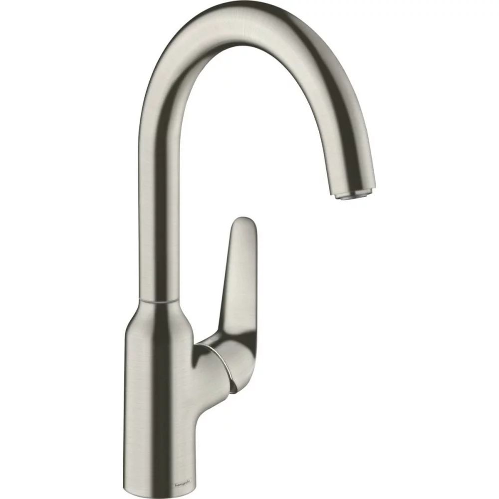 Baterie bucatarie monocomanda crom periat Hansgrohe Focus M42 220 cu 1 jet