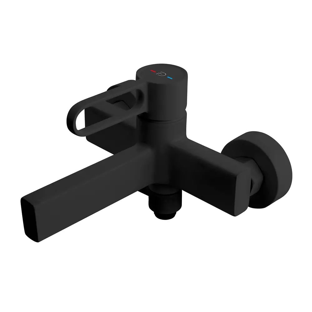 Baterie cada - dus FDesign Zaffiro monocomanda negru mat