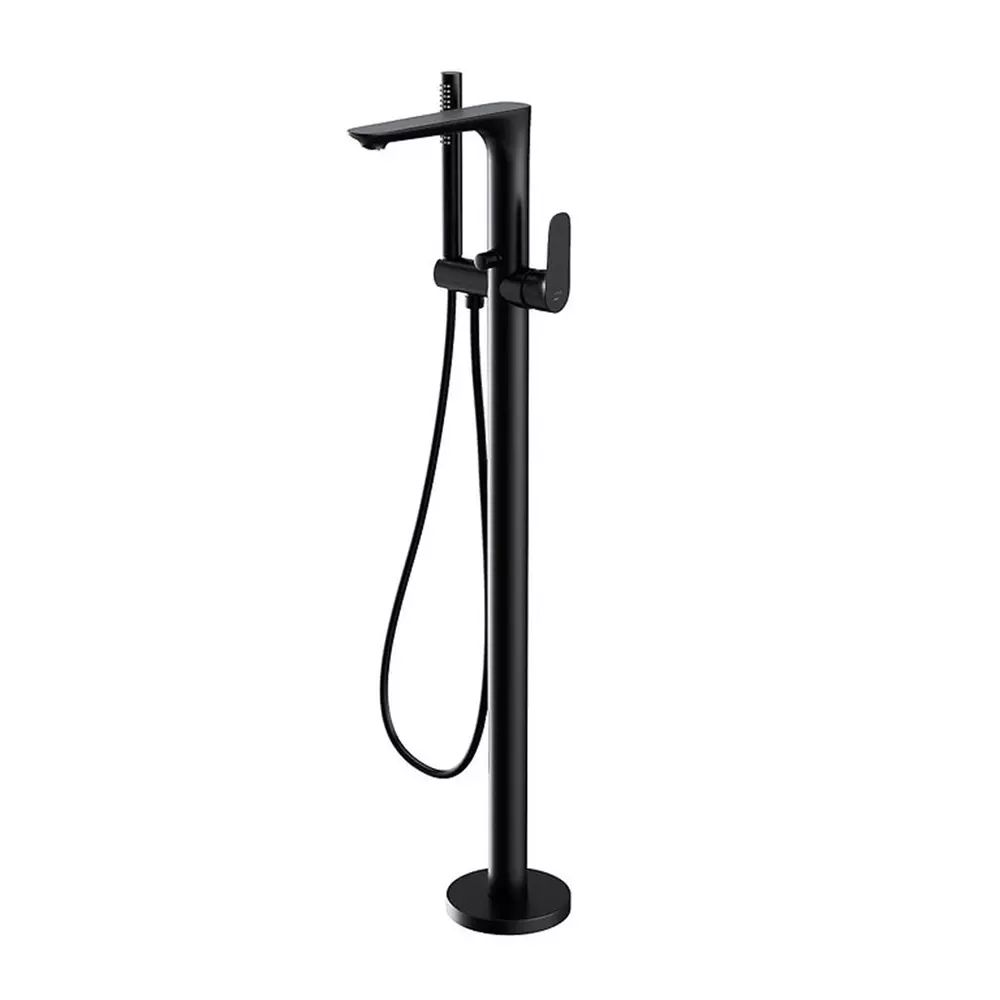 Baterie cada - dus freestanding Cersanit Crea monocomanda negru mat