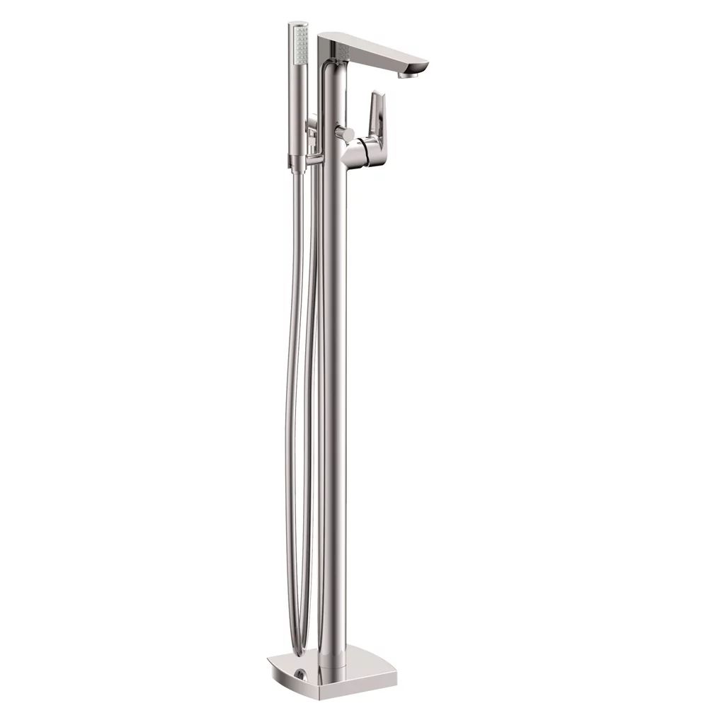 Baterie cada - dus freestanding Inter Ceramic finisaj crom lucios cu set de dus