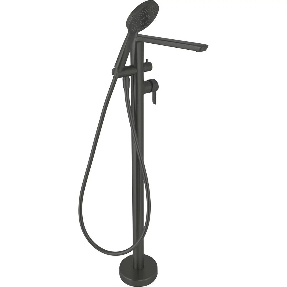 Baterie cada - dus freestanding negru Deante Arnika