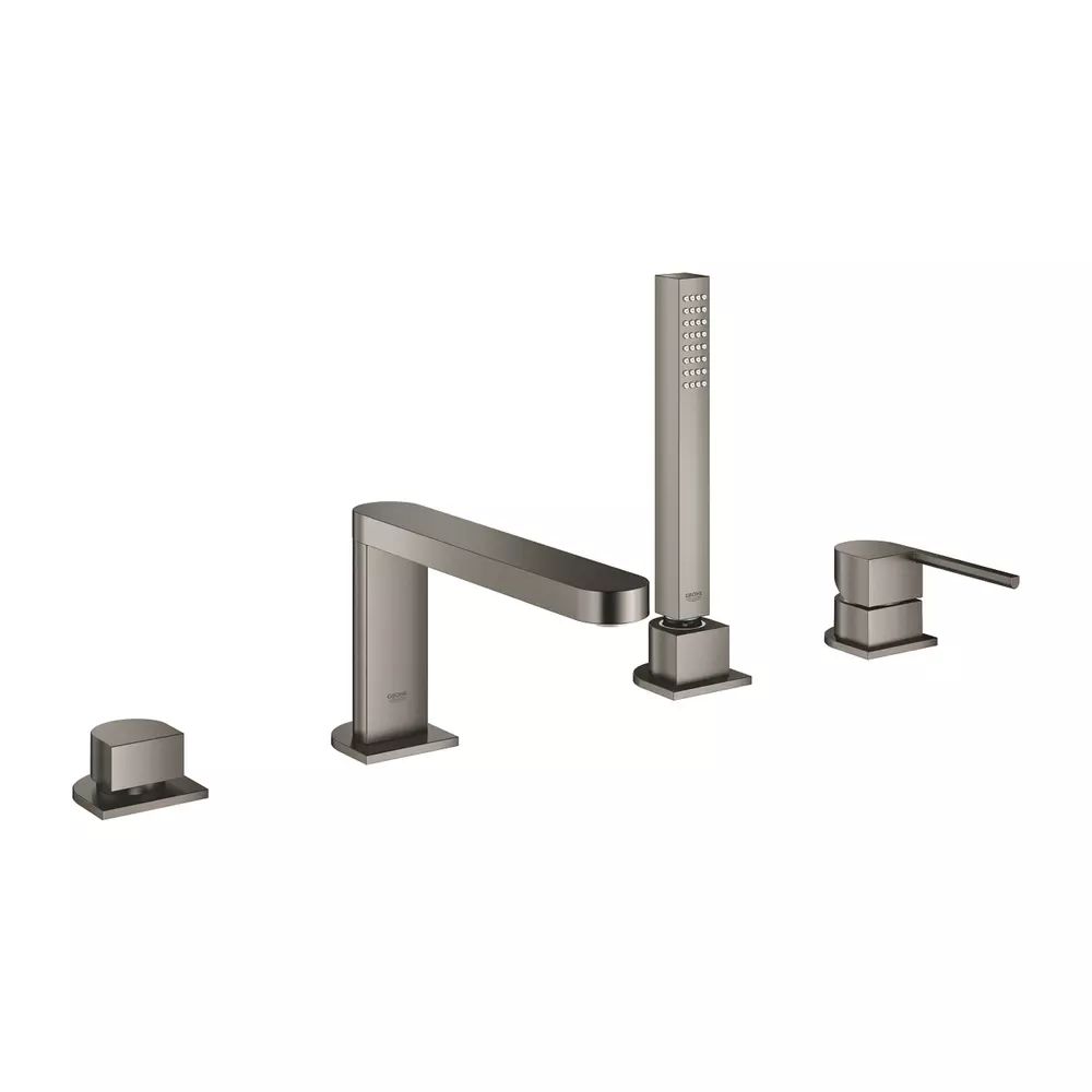 Baterie cada - dus Grohe Plus 4 elemente antracit periat Hard Graphite