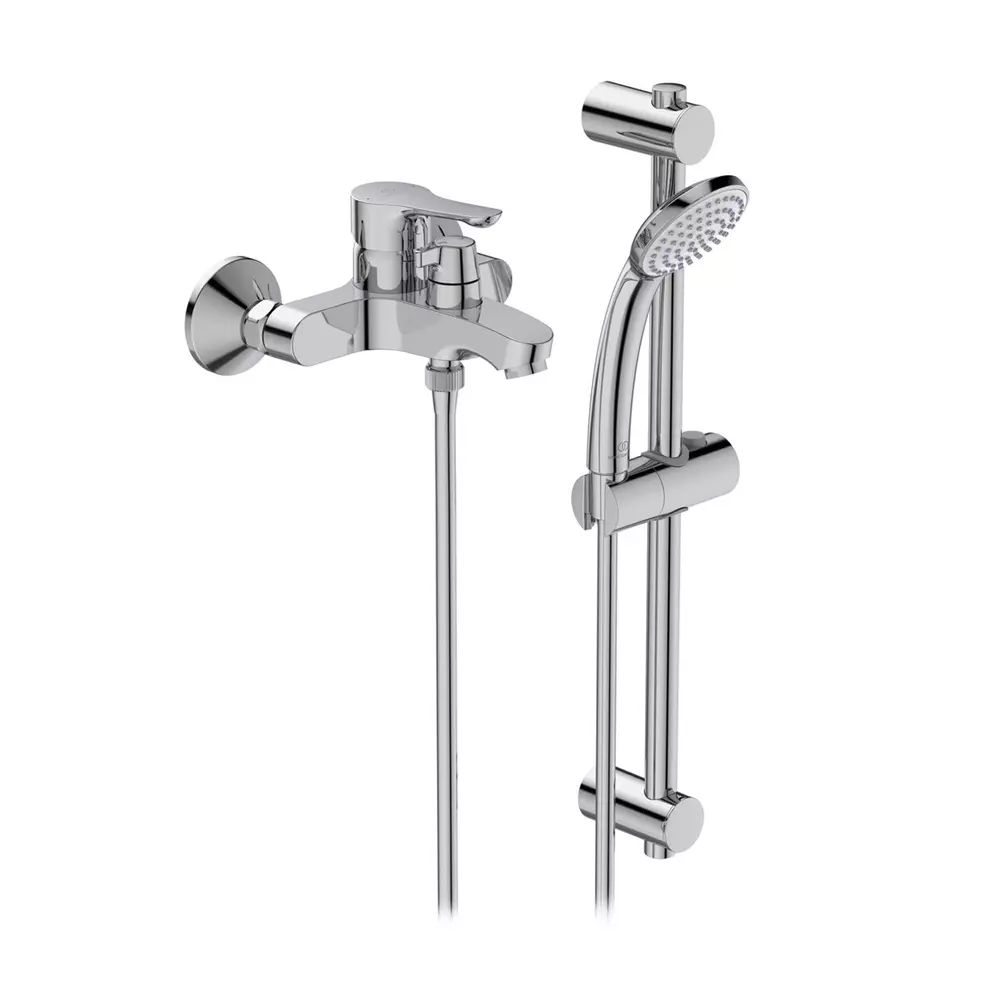 Baterie cada - dus Ideal Standard Alpha crom monocomanda cu set de dus