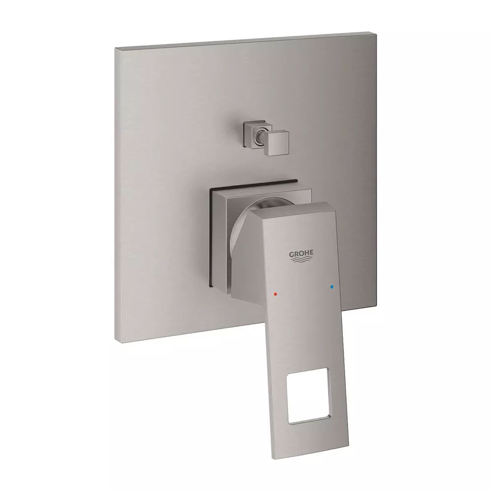 Baterie cada - dus incastrata Eurocube 2 iesiri crom periat Supersteel fara corp ingropat