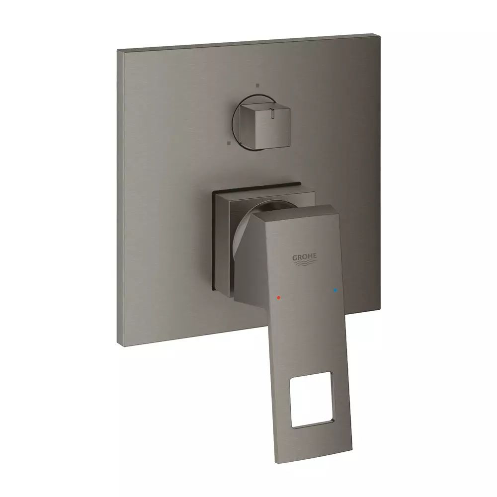 Baterie cada - dus incastrata Eurocube 3 iesiri antracit periat Hard Graphite fara corp ingropat