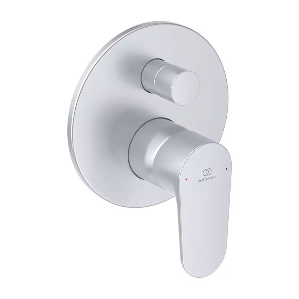 Baterie cada - dus incastrata Ideal Standard Cerafine O argintiu mat fara corp ingropat
