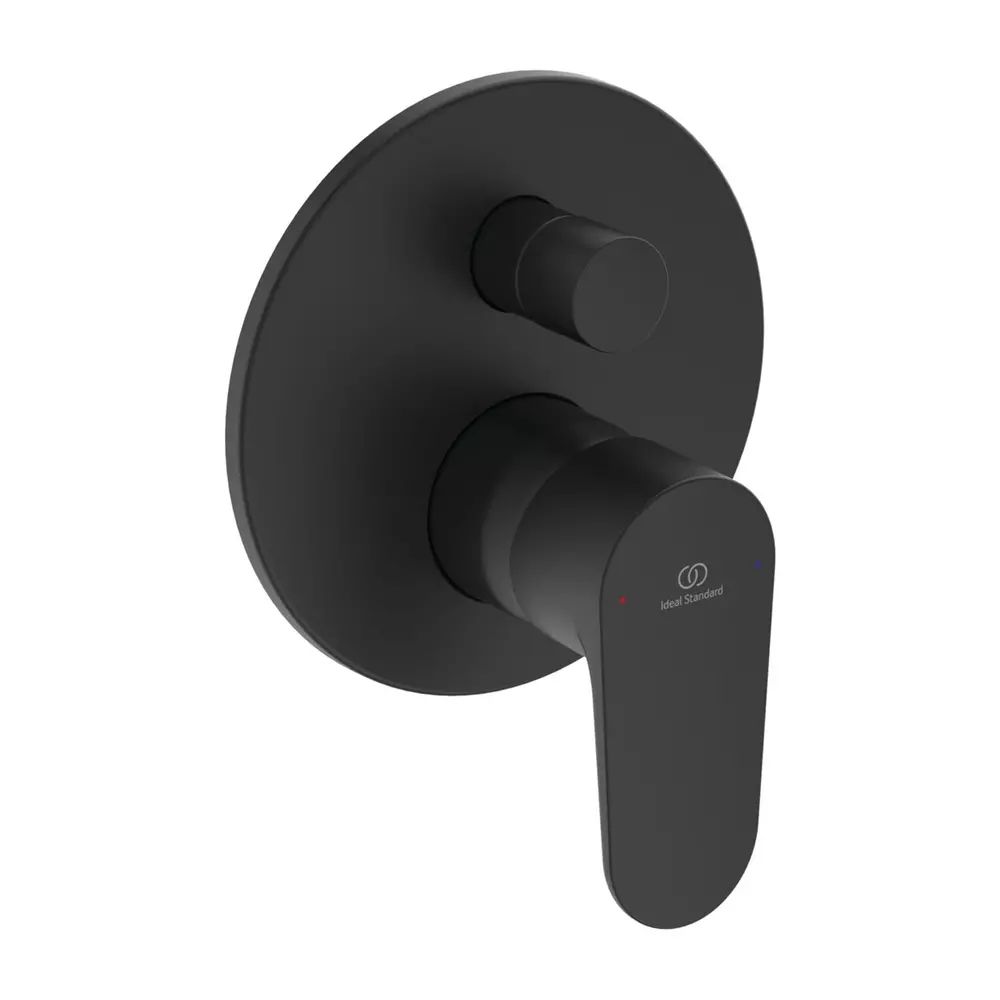 Baterie cada - dus incastrata Ideal Standard Cerafine O negru mat fara corp ingropat
