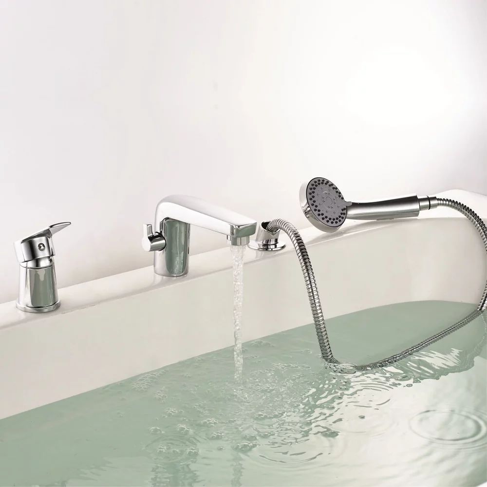 Baterie cada-dus Inter Ceramic monocomanda crom lucios cu set de dus