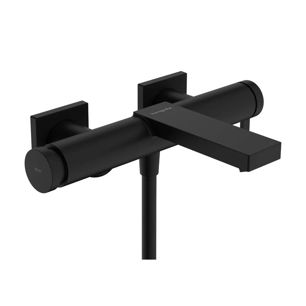 Baterie cada - dus negru mat Hansgrohe Tecturis E