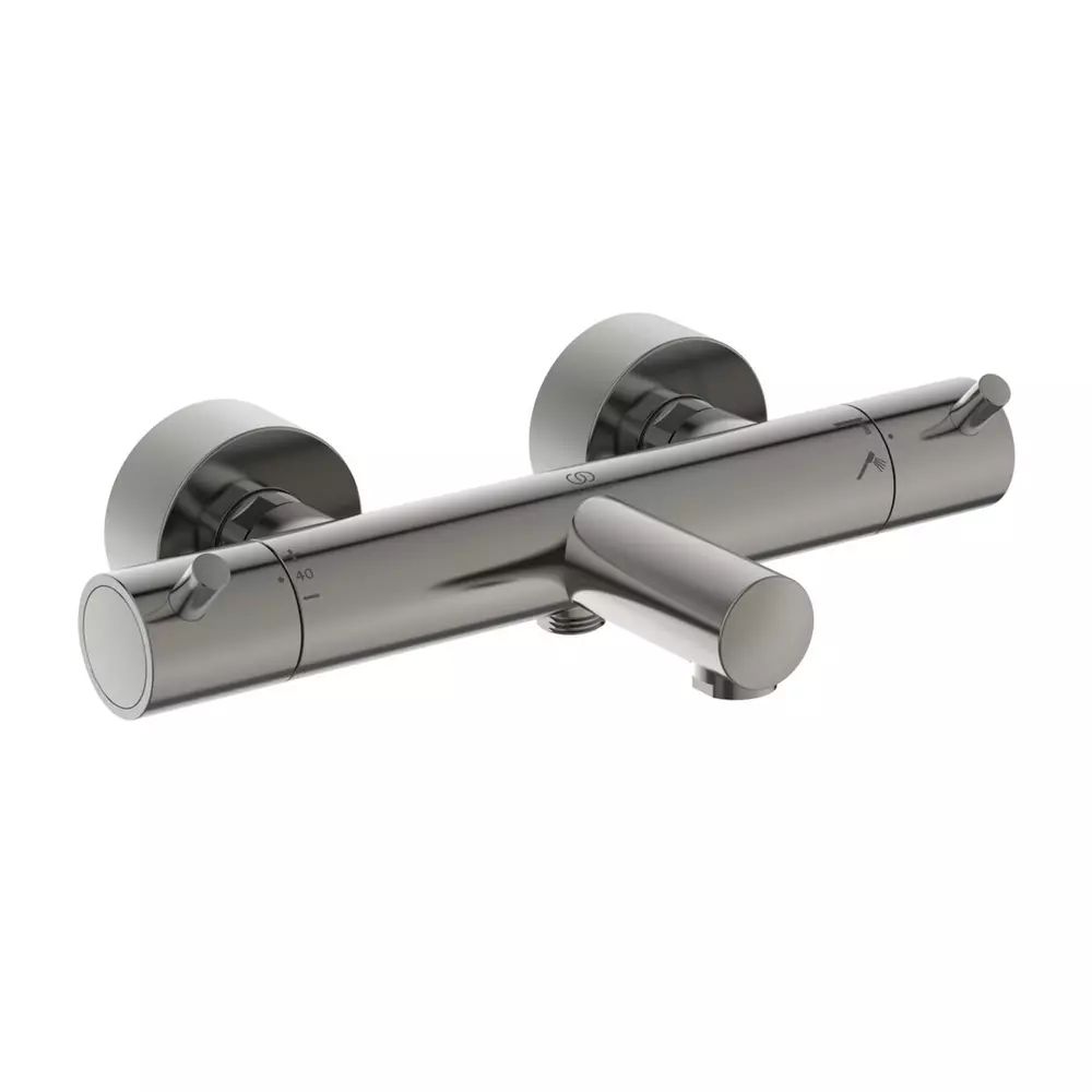 Baterie cada - dus termostatata Ideal Standard Ceratherm T125 argintiu Silver Storm