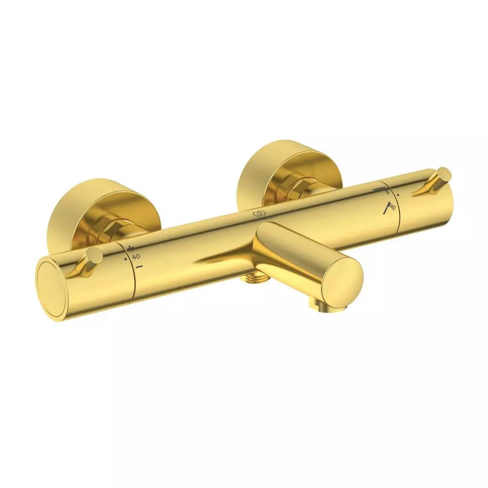 Baterie cada - dus termostatata Ideal Standard Ceratherm T125 auriu periat
