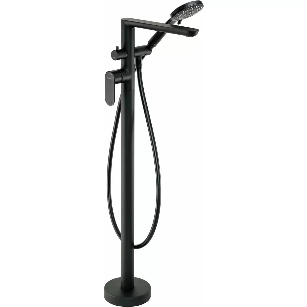 Baterie cada freestanding Deante Alpinia negru
