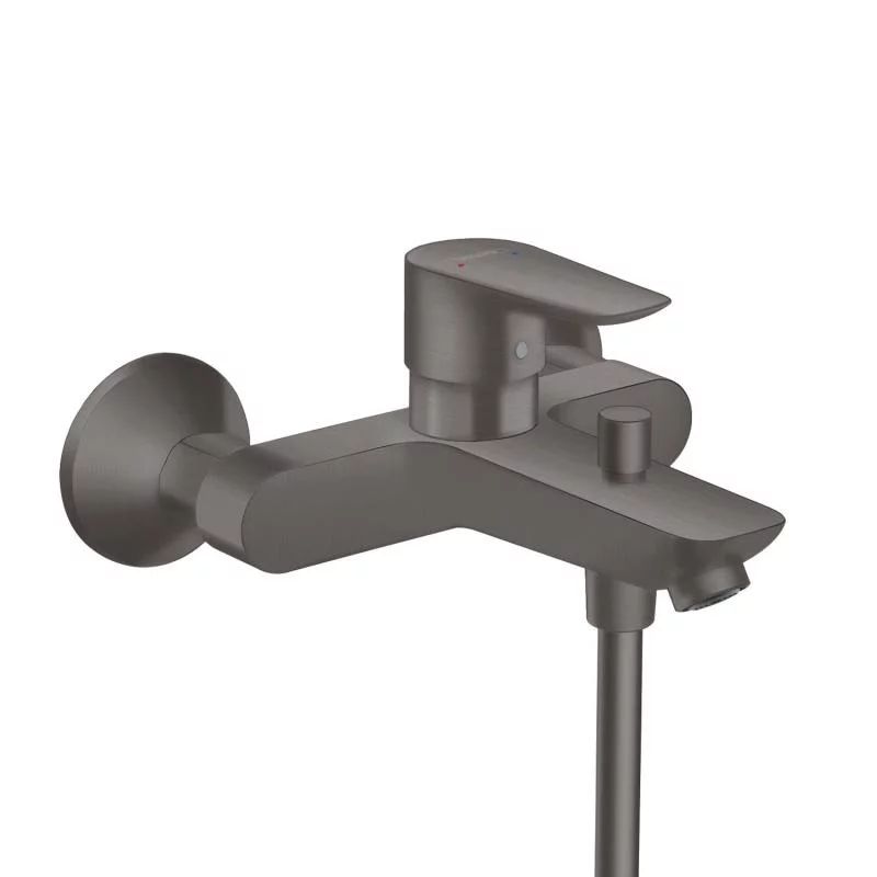 Baterie cada - dus Hansgrohe Talis E negru - crom periat