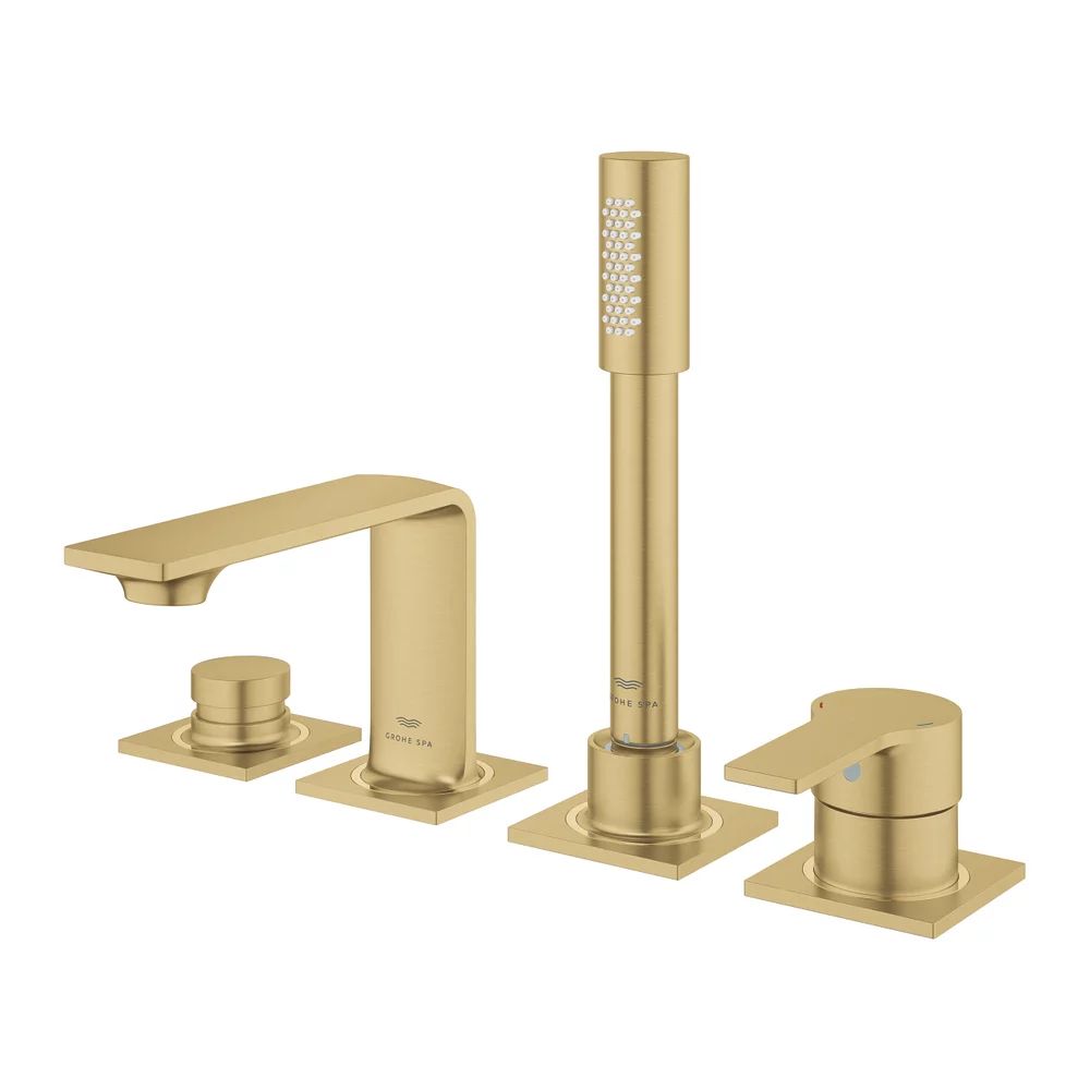 Baterie cada monocomanda auriu periat Grohe Allure cu 4 elemente