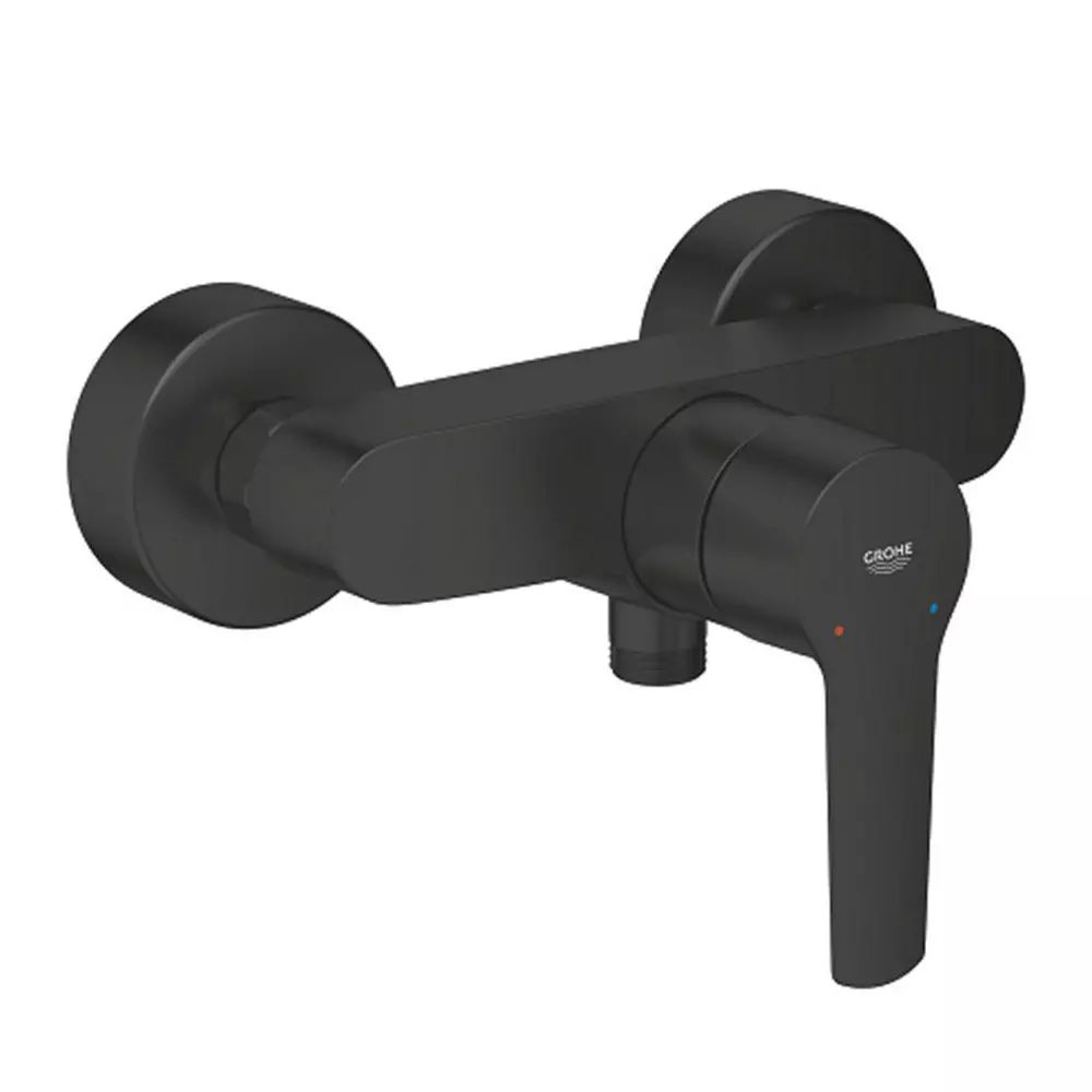 Baterie dus Grohe Start monocomanda finisaj negru mat