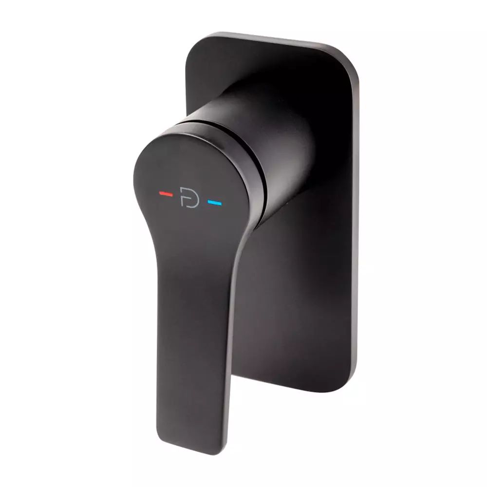 Baterie dus incastrata FDesign Seppia negru mat cu corp ingropat