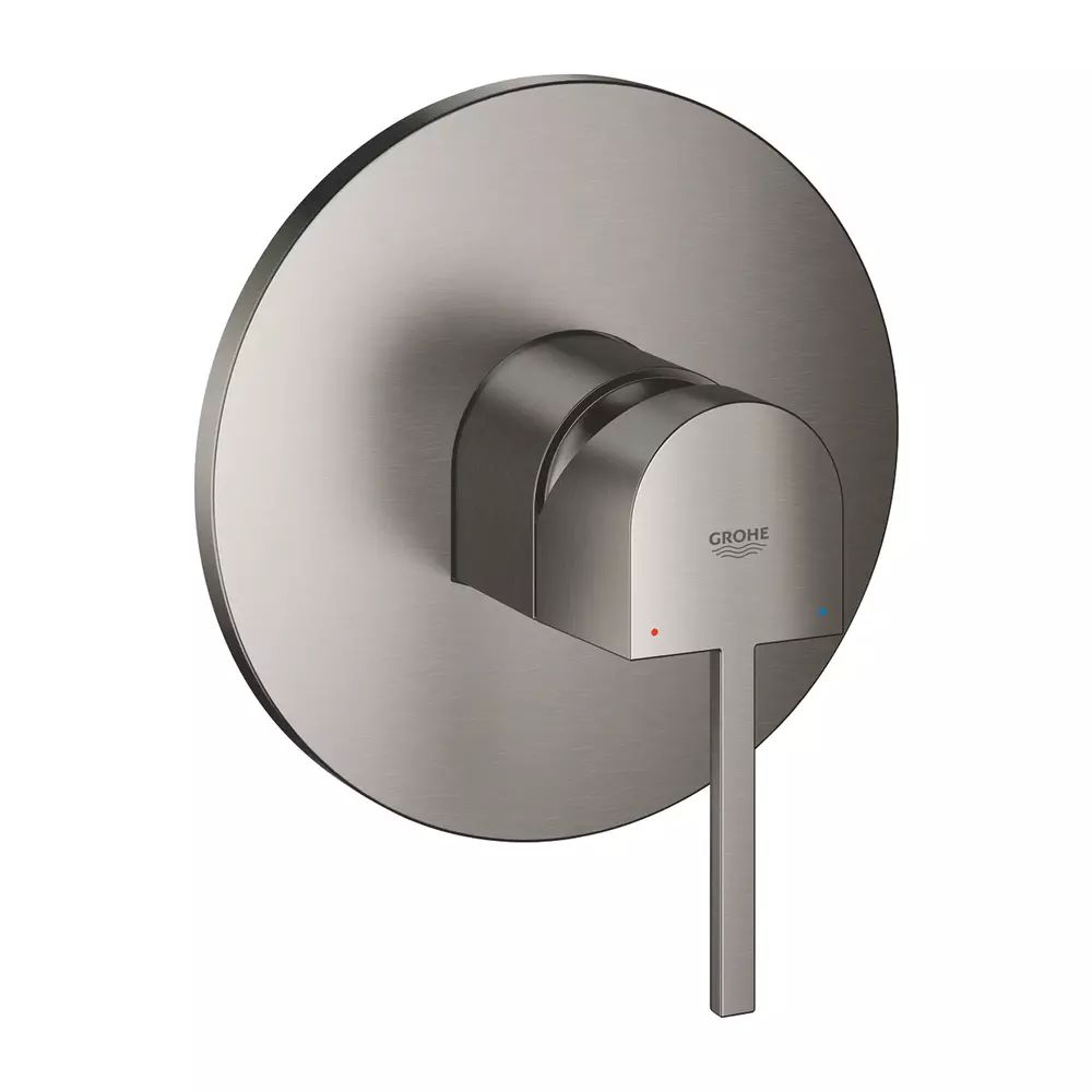 Baterie dus incastrata Grohe Plus antracit periat Hard Graphite fara corp ingropat