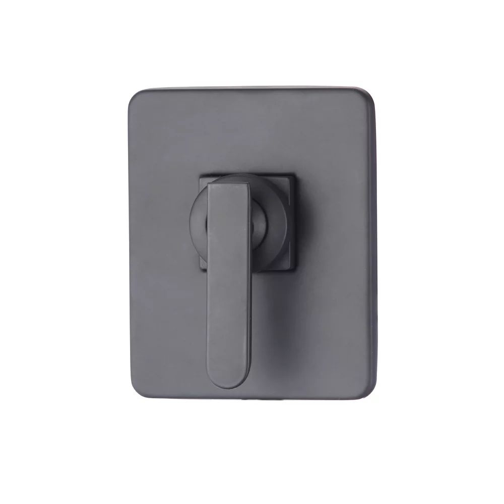 Baterie dus incastrata Inter Ceramic negru mat cu corp ingropat