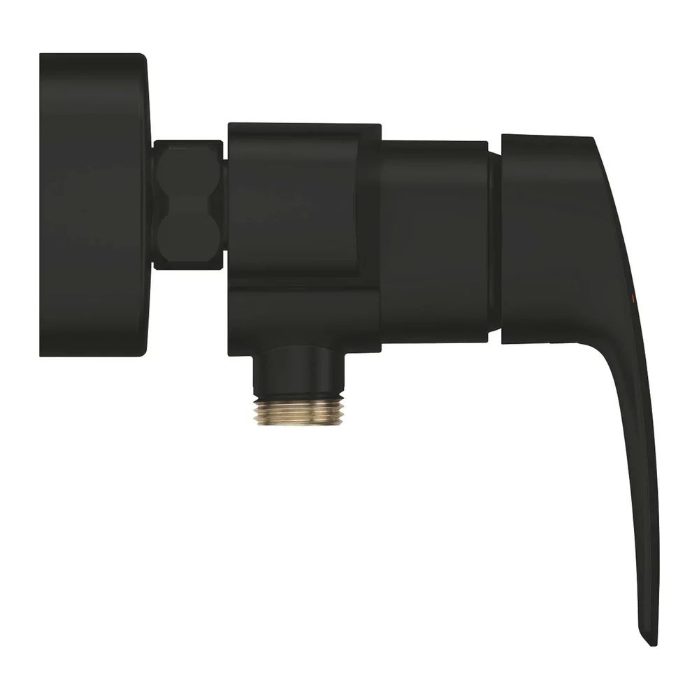 Baterie dus monocomanda negru mat Grohe Eurosmart New