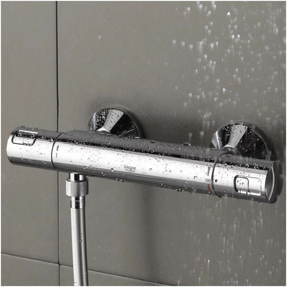 Baterie dus termostatata Grohe Precision Start crom lucios