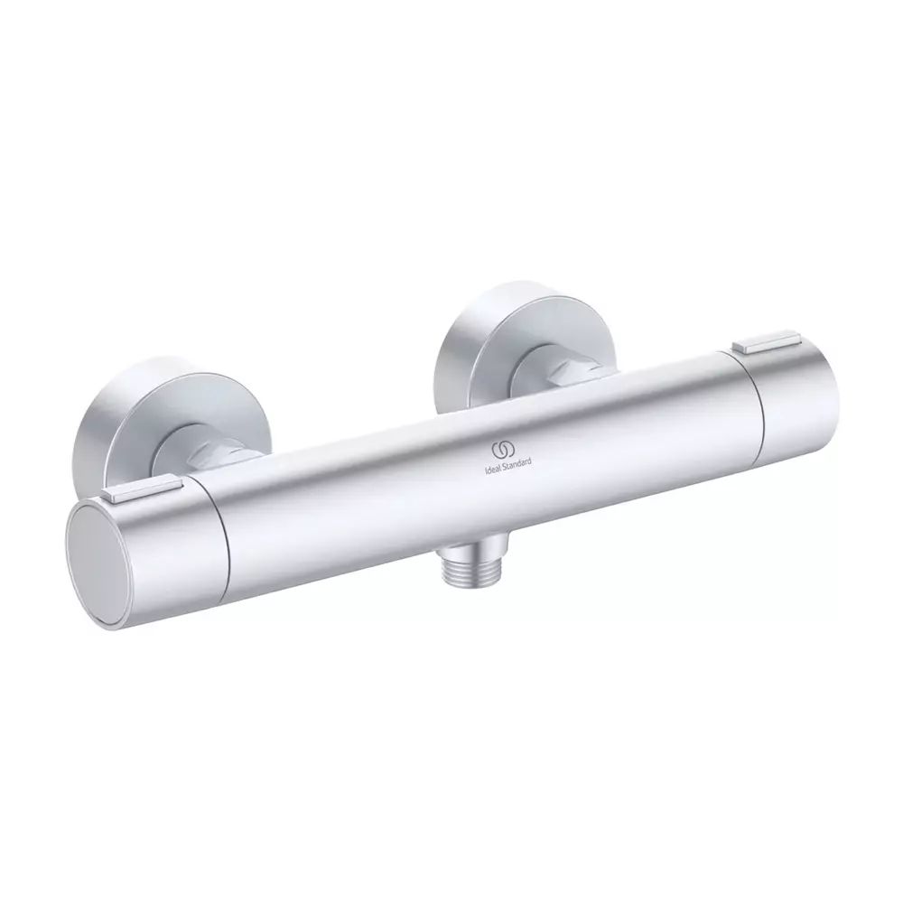 Baterie dus termostatata Ideal Standard Alu+ argintiu mat din aluminiu