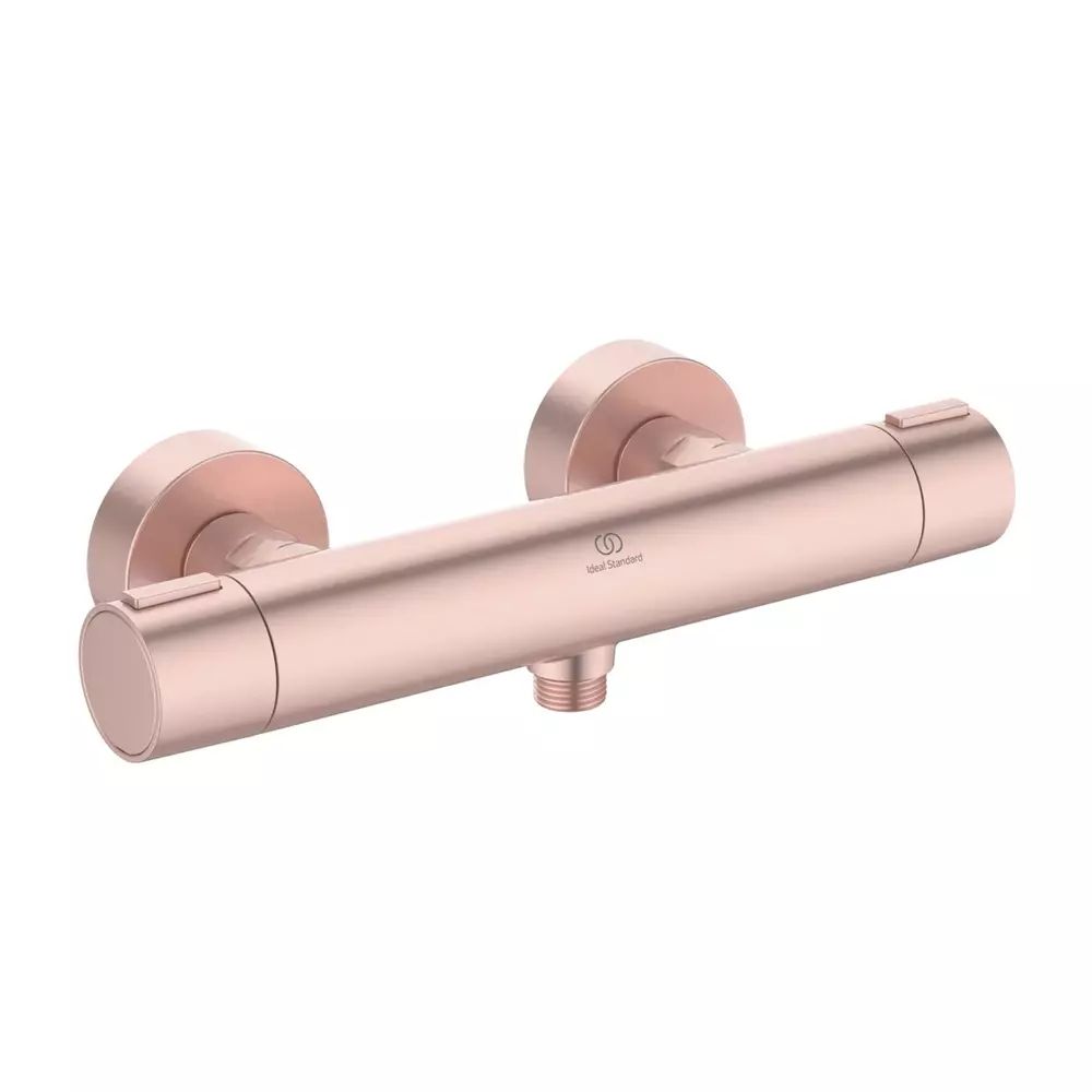 Baterie dus termostatata Ideal Standard Alu+ rose mat din aluminiu