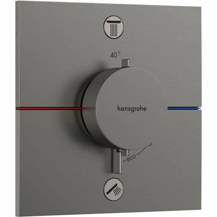 Baterie dus termostatata incastrata crom periat Hansgrohe ShowerSelect Comfort E 2 functii EN1717