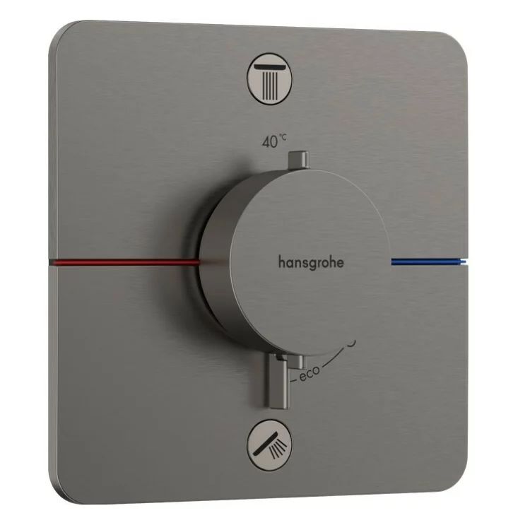 Baterie dus termostatata incastrata crom periat Hansgrohe ShowerSelect Comfort Q 2 functii EN1717