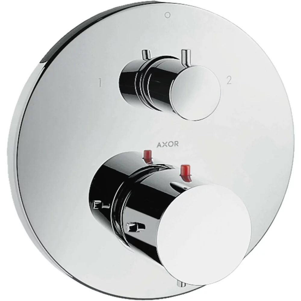 Baterie dus termostatata incastrata Hansgrohe Axor Starck cu divertor