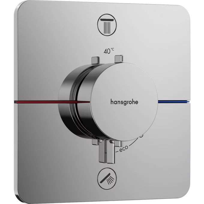 Baterie dus termostatata incastrata Hansgrohe ShowerSelect Comfort Q 2 functii EN1717