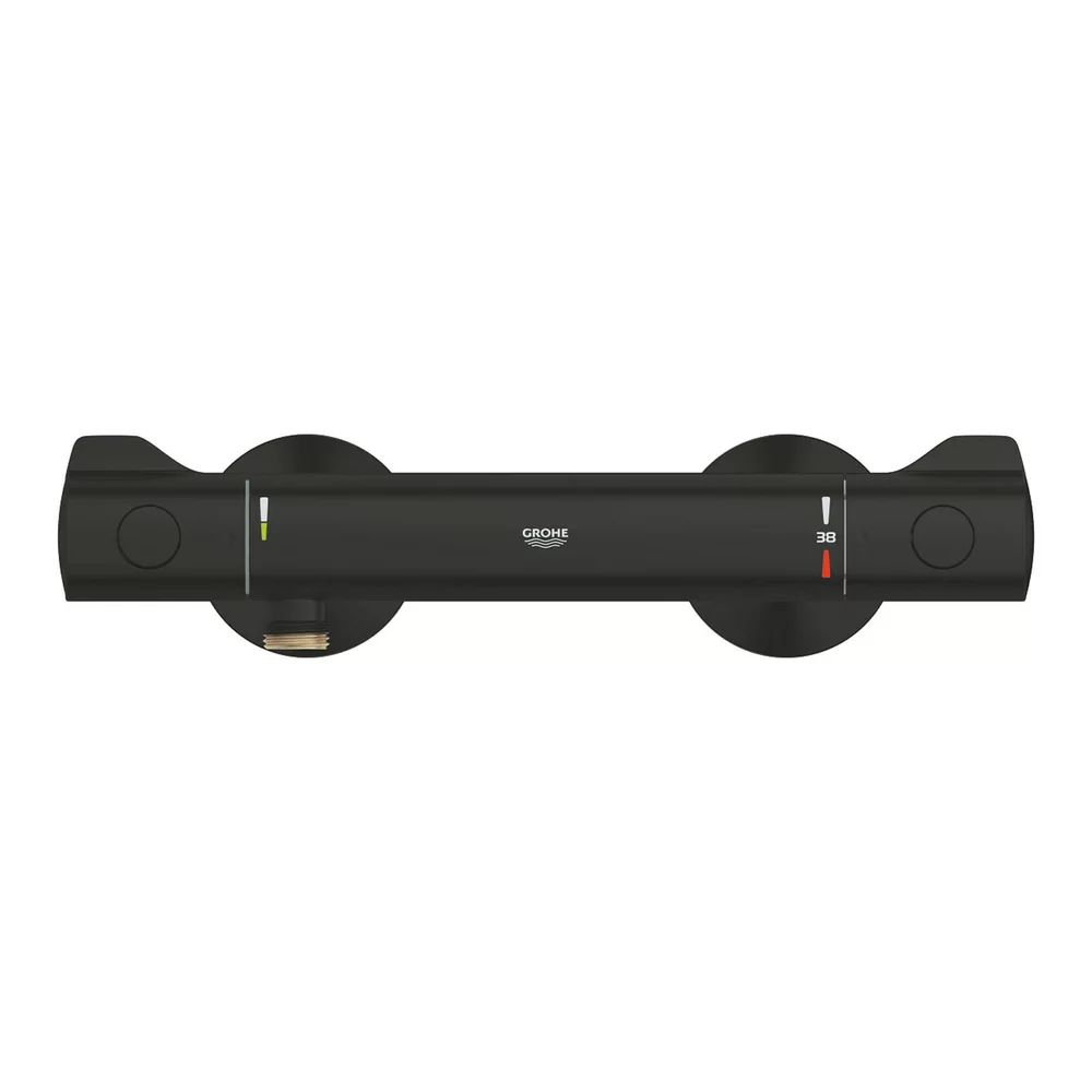 Baterie dus termostatata negru mat Grohe Grohtherm 800