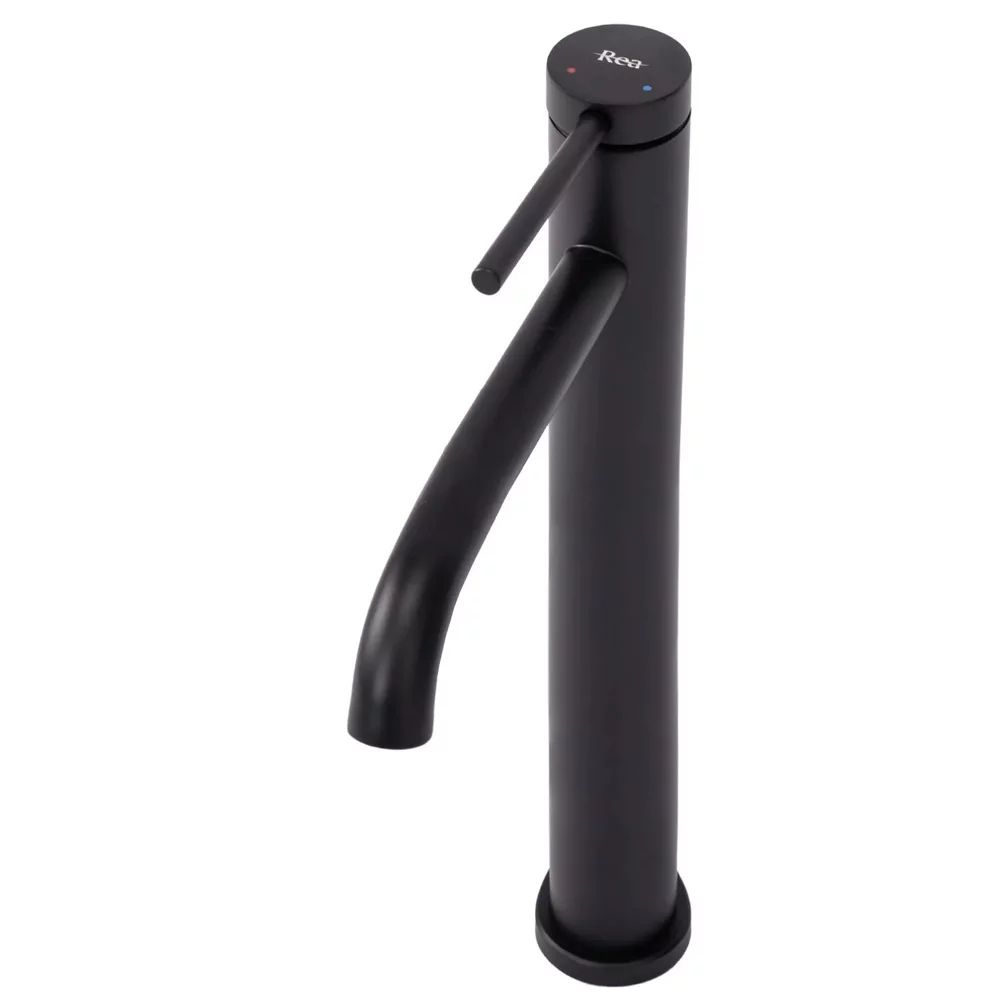 Baterie inalta lavoar negru mat Rea Clif
