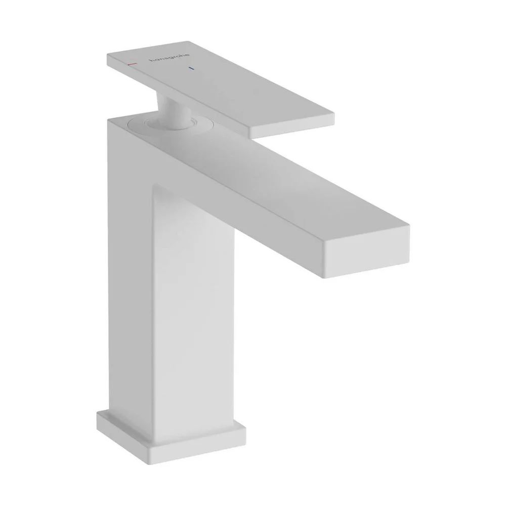 Baterie lavoar alb mat Hansgrohe Tecturis E 110 CoolStart EcoSmart+